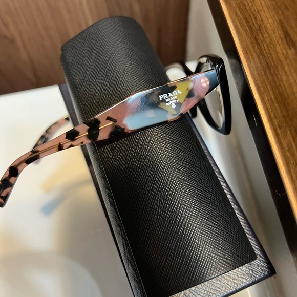 Prada Eyewear with Pink cheetah sides - Picture 2 of 7